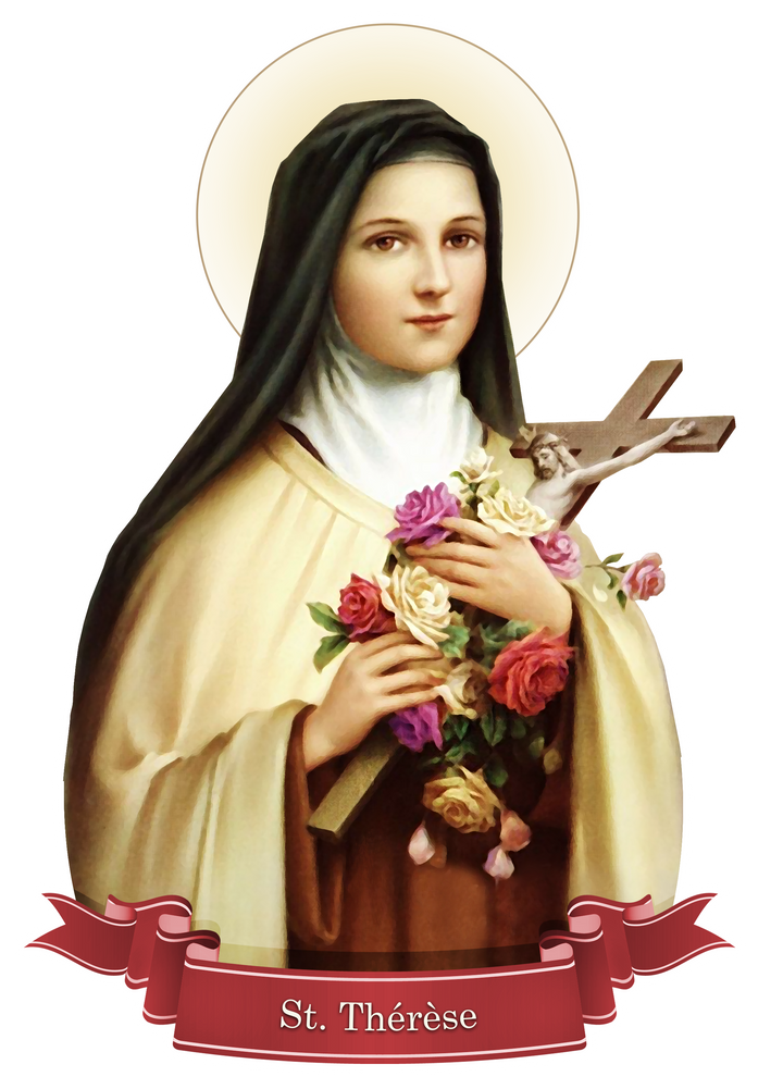 St. Therese of Lisieux Decal – Devout Decals